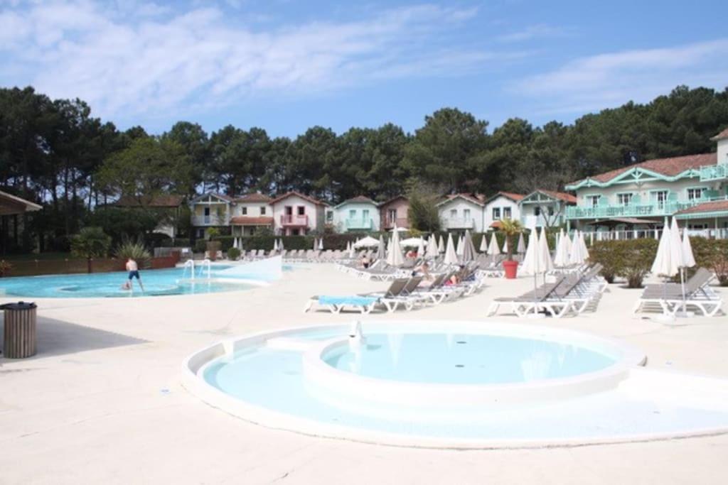 Appart' Dans Les Pins, Ocean, Lac, Piscine 拉卡诺 外观 照片